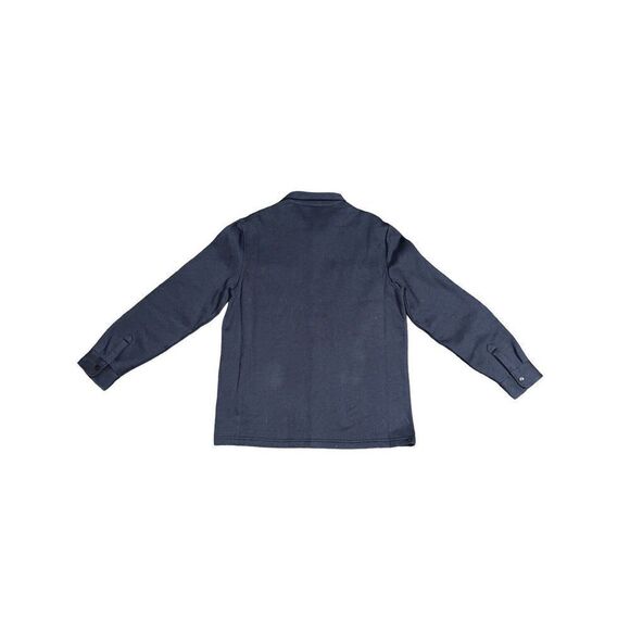 Van Heusen Sea Navy Fleece Shacket Size L New With Tags - Picture 4 of 4